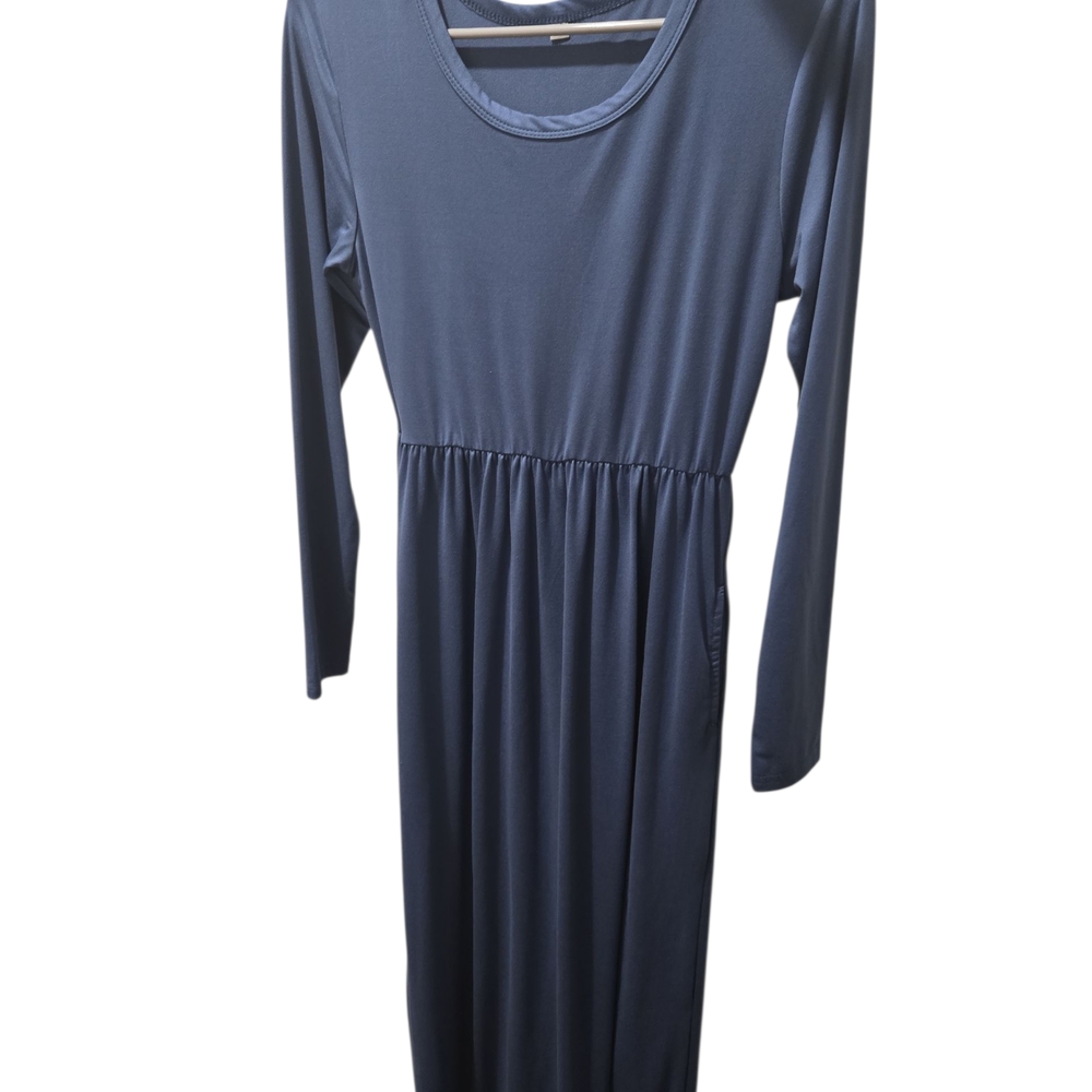 Amazon Navy Long Sleeve Dress